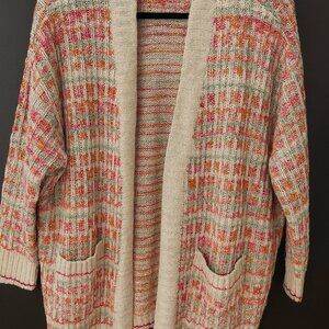 🧶 TORRID ✨ Multicolor Knit Cardigan - Size 0